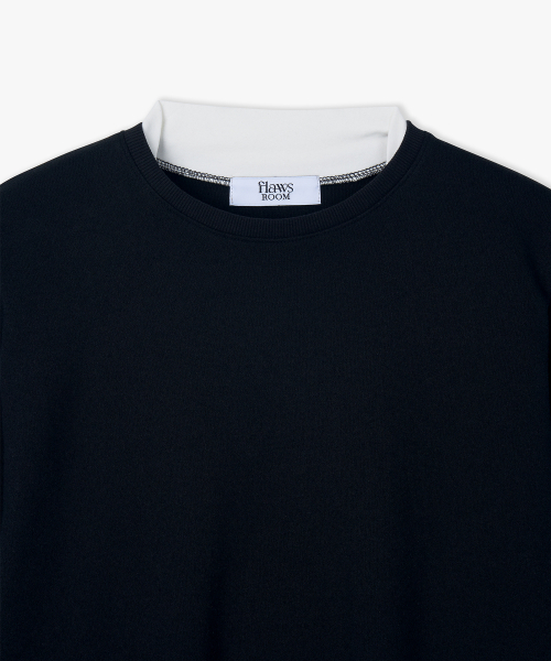 FLAWSROOM(フローズルーム)の「Layered Long Sleeve BLACK(Tシャツ/カットソー・メンズ・その他・MEDIUM/LARGE)」の4枚目の写真