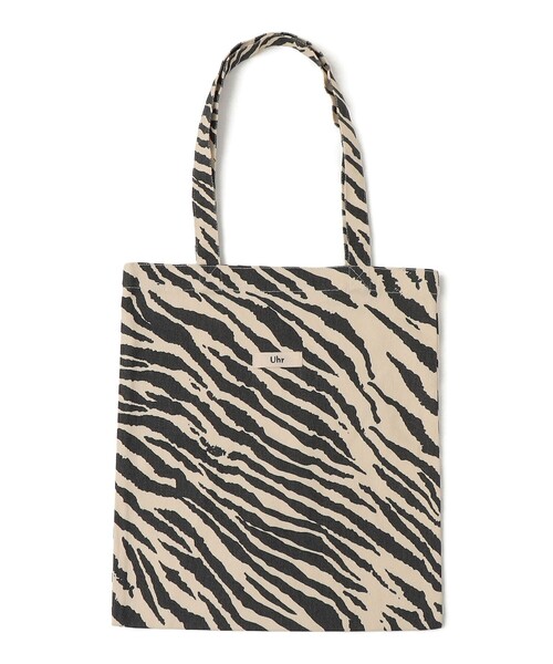 Uhr（ウーア）の「Uhr: アニマル トート バッグ（トートバッグ・レディース・オフホワイト/ブラウン・ONE SIZE）」の4枚目の写真