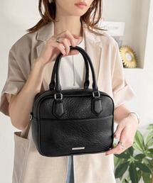 classicalelf（クラシカルエルフ）の「大人上品にキマる!フェイクレザー2wayスクエアボストンショルダーバッグ（ボストンバッグ）」