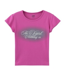X-girl｜エックスガールのTシャツ/カットソー（ピンク/桃色系・半袖