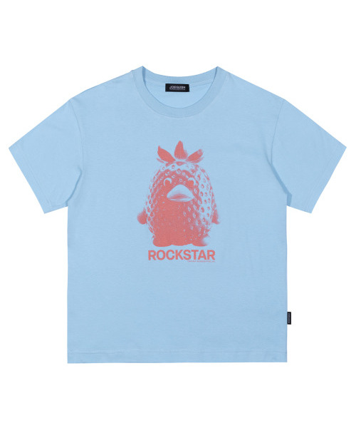 JOEGUSH（ジョーガッシュ）の「ロックダックTシャツ（スカイブルー）（Tシャツ/カットソー・レディース・その他・ONE SIZE）」の4枚目の写真