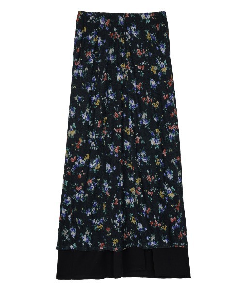 Ameri（アメリ）の「STRAIGHT SKIRT WITH SHEER RIB WAISTCLOTH（スカート・レディース・アイボリー/ブラック・SMALL/MEDIUM）」の20枚目の写真