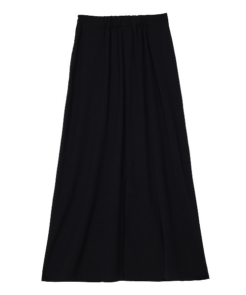 STRAIGHT SKIRT WITH SHEER RIB WAISTCLOTH（スカート）｜Ameri