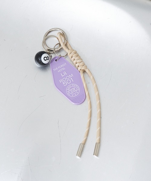 CIAOPANIC TYPY（チャオパニックティピー）の「ホテルキーチャーム（キーホルダー・レディース・ブルー/オレンジ/パープル/ベージュ・ONE SIZE）」の3枚目の写真