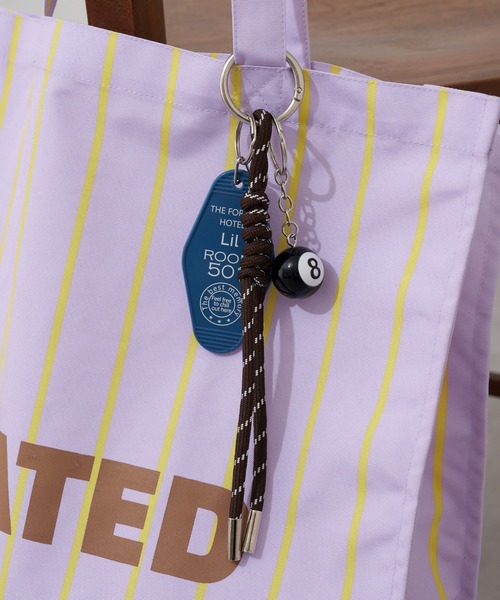 CIAOPANIC TYPY（チャオパニックティピー）の「ホテルキーチャーム（キーホルダー・レディース・ブルー/オレンジ/パープル/ベージュ・ONE SIZE）」の6枚目の写真