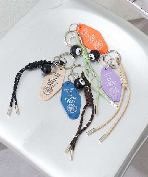 CIAOPANIC TYPY（チャオパニックティピー）の「ホテルキーチャーム（キーホルダー・レディース・ブルー/オレンジ/パープル/ベージュ・ONE SIZE）」の5枚目の写真