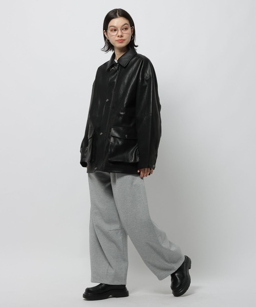 niko and...（ニコアンド）の「アソートファイヤーマンジャケット（ミリタリージャケット・レディース・ブラック/ブラウン/サックスブルー・LARGE/MEDIUM）」の13枚目の写真