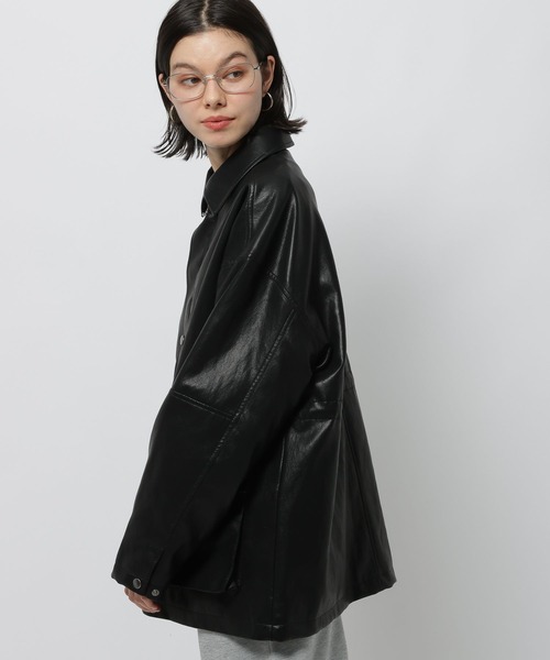 niko and...（ニコアンド）の「アソートファイヤーマンジャケット（ミリタリージャケット・レディース・ブラック/ブラウン/サックスブルー・LARGE/MEDIUM）」の15枚目の写真