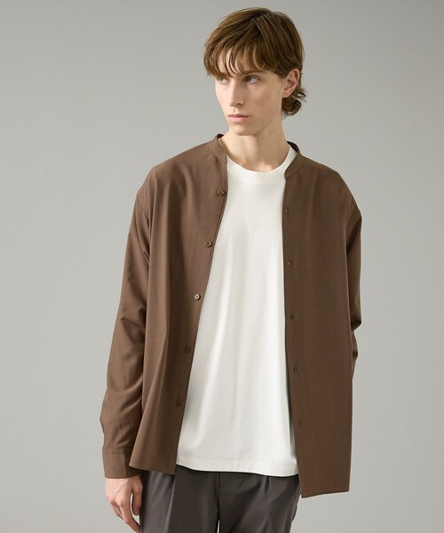 ABAHOUSE（アバハウス）の「コットンポンチ モダンフィット ロンT / オーバーサイズ（Tシャツ/カットソー・メンズ・ホワイト/ブラック・46/48）」の12枚目の写真