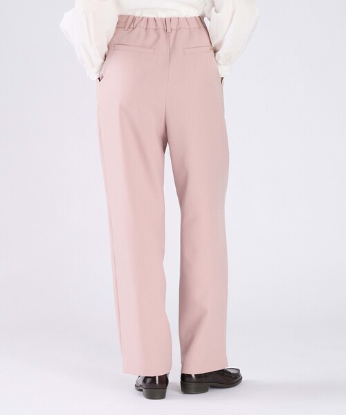 To b. by agnes b.（トゥービーバイアニエスベー）の「ツイル ストレッチ タックパンツ（その他パンツ・レディース・ピンク系その他・40/38/36）」の5枚目の写真