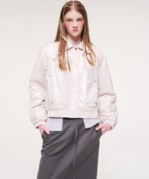 Coating Bomber Jacket, Cream