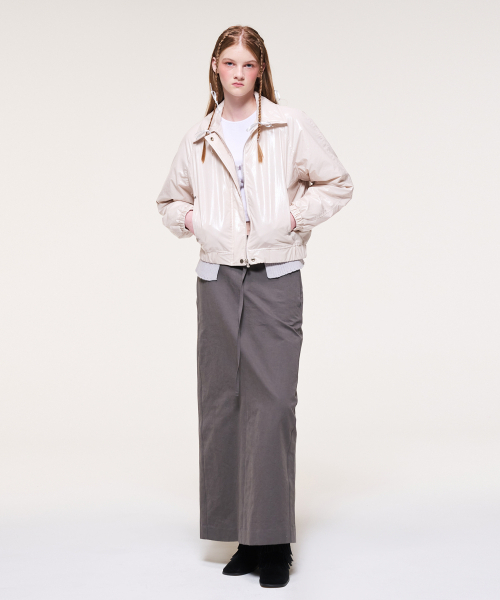 ETMON(エトモン)の「Coating Bomber Jacket, Cream(その他アウター・レディース・その他・FREE)」の3枚目の写真