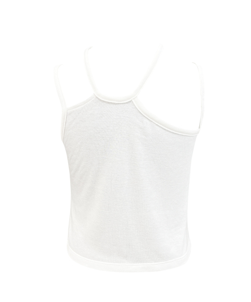 SETSETSET(セットセットセット)の「SLEEVELESS CROP TOP WHITE(Tシャツ/カットソー・レディース・その他・ONE SIZE)」の2枚目の写真