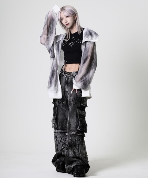 REFLEM（レフレム）の「『REFLEM/レフレム』顔料加工メッシュZIP
