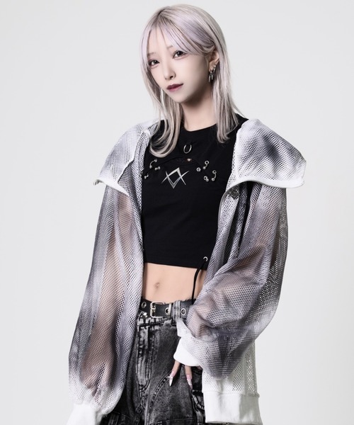 REFLEM（レフレム）の「『REFLEM/レフレム』顔料加工メッシュZIP