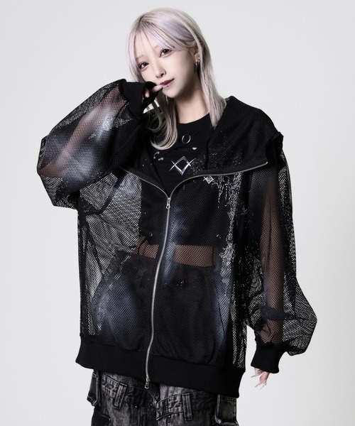 REFLEM（レフレム）の「『REFLEM/レフレム』顔料加工メッシュZIP