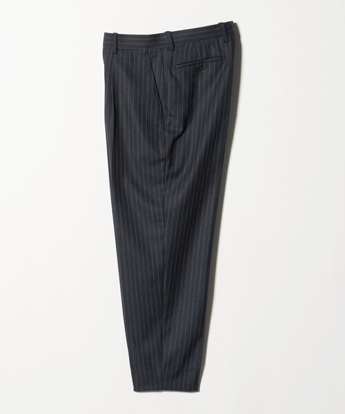 SOVEREIGN（ソブリン）の「＜SOVEREIGN＞DI PRAY ウール ストライプ 1プリーツ スラックス RELAX MODEL（スラックス・メンズ・ネイビー・XL）」の7枚目の写真