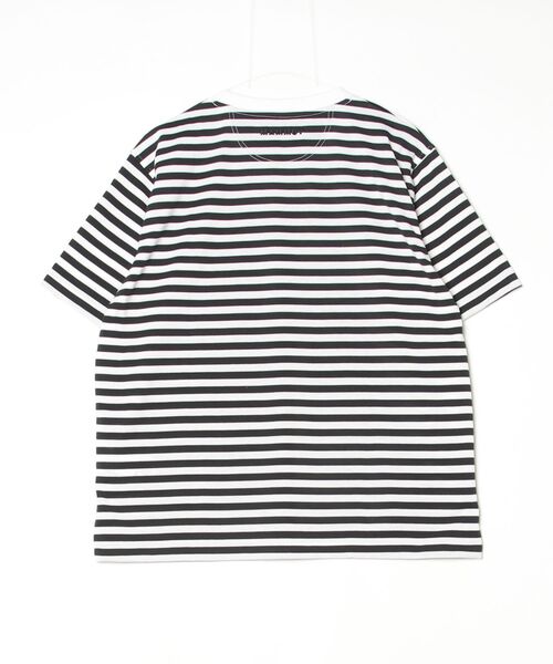 Mammut(マムート)の「マムート ストライプ Tシャツ アジアンフィット / Mammut Stripe T-Shirt AF(Tシャツ/カットソー・メンズ・ブラック×ホワイト・M/XL/L)」の2枚目の写真