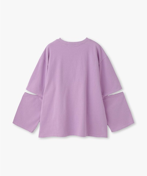 anna sui nyc(アナ スイ エヌ ワイ シー)の「スリーブスラッシュロングTシャツ(Tシャツ/カットソー・レディース・ブラック/パープル・FREE)」の20枚目の写真