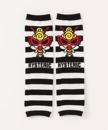 HYSTERIC MINI | LITTLE BEE ボーダー レッグウォーマー(ソックス/靴下)