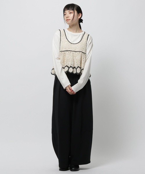 niko and...（ニコアンド）の「洗える2WAYノビノビパンツ（その他パンツ・レディース・グレー/ブラウン/アイボリー/ブラック・LONG/MEDIUM）」の10枚目の写真