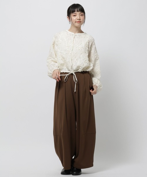 niko and...（ニコアンド）の「洗える2WAYノビノビパンツ（その他パンツ・レディース・グレー/ブラウン/アイボリー/ブラック・LONG/MEDIUM）」の13枚目の写真