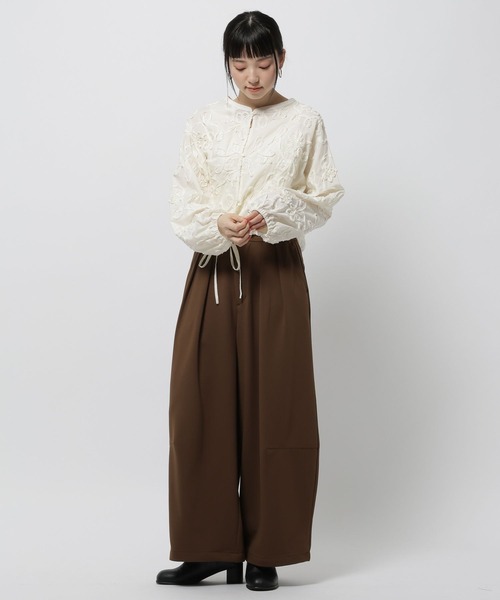 niko and...（ニコアンド）の「洗える2WAYノビノビパンツ（その他パンツ・レディース・グレー/ブラウン/アイボリー/ブラック・LONG/MEDIUM）」の14枚目の写真