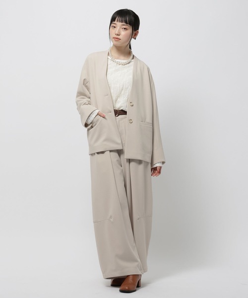 niko and...（ニコアンド）の「洗える2WAYノビノビパンツ（その他パンツ・レディース・グレー/ブラウン/アイボリー/ブラック・LONG/MEDIUM）」の5枚目の写真