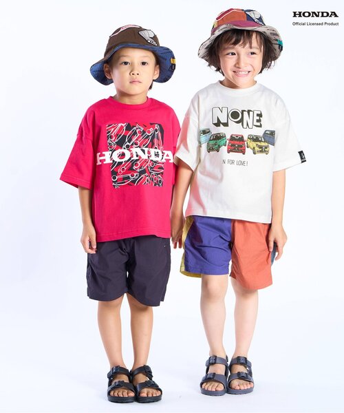 F.O.KIDS（エフオーキッズ）の「HONDAコラボ4柄Tシャツ（Tシャツ/カットソー・キッズ・ブルー/オフホワイト/ブラック/レッド・80/90/100/110/120/130/140/150）」の9枚目の写真