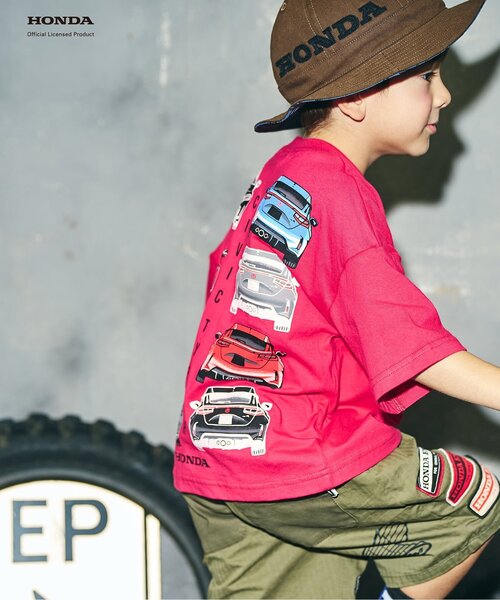 F.O.KIDS（エフオーキッズ）の「HONDAコラボ4柄Tシャツ（Tシャツ/カットソー・キッズ・ブルー/オフホワイト/ブラック/レッド・80/90/100/110/120/130/140/150）」の13枚目の写真