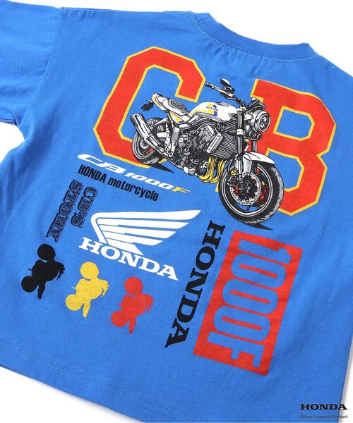 F.O.KIDS（エフオーキッズ）の「HONDAコラボ4柄Tシャツ（Tシャツ/カットソー・キッズ・ブルー/オフホワイト/ブラック/レッド・80/90/100/110/120/130/140/150）」の17枚目の写真