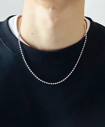 BEATJIVE（ビートジャイブ）の「ボールチェーン ネックレス シルバー ステンレス メンズ レディース（ネックレス）」