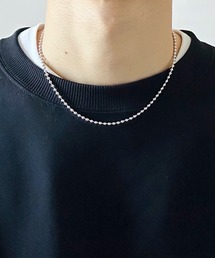 BEATJIVE | ボールチェーン ネックレス シルバー ステンレス メンズ レディース(ネックレス)
