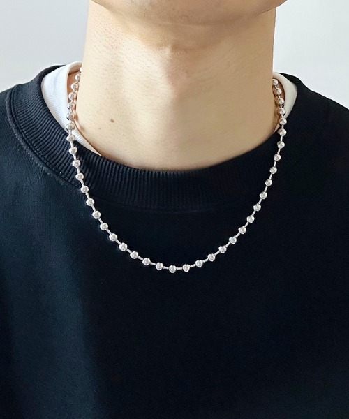 BEATJIVE（ビートジャイブ）の「ボールチェーン ネックレス シルバー ステンレス メンズ レディース（ネックレス・メンズ・シルバー系その他3/シルバー系その他5/シルバー系その他/シルバー/シルバー系その他2/シルバー系その他4・FREE）」の5枚目の写真