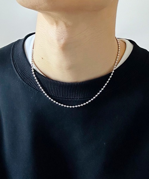 BEATJIVE（ビートジャイブ）の「ボールチェーン ネックレス シルバー ステンレス メンズ レディース（ネックレス・メンズ・シルバー系その他3/シルバー系その他5/シルバー系その他/シルバー/シルバー系その他2/シルバー系その他4・FREE）」の7枚目の写真
