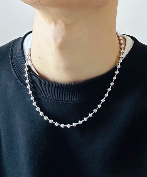 BEATJIVE（ビートジャイブ）の「ボールチェーン ネックレス シルバー ステンレス メンズ レディース（ネックレス・メンズ・シルバー系その他3/シルバー系その他5/シルバー系その他/シルバー/シルバー系その他2/シルバー系その他4・FREE）」の11枚目の写真