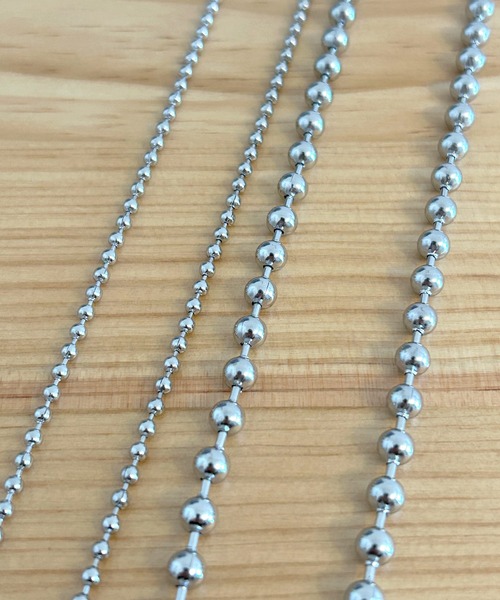 BEATJIVE（ビートジャイブ）の「ボールチェーン ネックレス シルバー ステンレス メンズ レディース（ネックレス・メンズ・シルバー系その他3/シルバー系その他5/シルバー系その他/シルバー/シルバー系その他2/シルバー系その他4・FREE）」の16枚目の写真