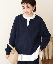 AMERICAN HOLIC | ワッフルライクニットプルオーバー(ニット/セーター)