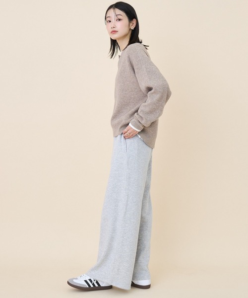 AMERICAN HOLIC(アメリカンホリック)の「ワッフルライクニットプルオーバー(ニット/セーター・レディース・アイボリー/ネイビー/グレイッシュベージュ・M/L)」の10枚目の写真