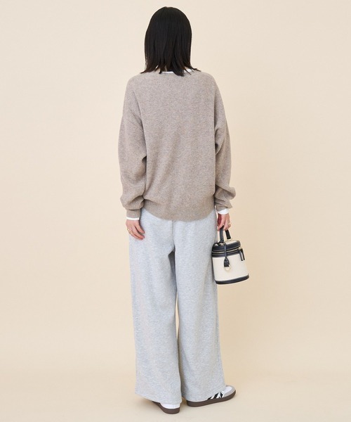 AMERICAN HOLIC(アメリカンホリック)の「ワッフルライクニットプルオーバー(ニット/セーター・レディース・アイボリー/ネイビー/グレイッシュベージュ・M/L)」の9枚目の写真