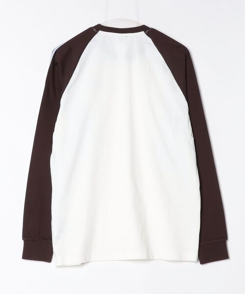 adidas（アディダス）の「ブリットコア カリ 長袖Tシャツ / ロンT / アディダスオリジナルス adidas Originals（Tシャツ/カットソー・メンズ・ブルー/ホワイト・X-SMALL/XX-LARGE/3XL/LARGE/MEDIUM/SMALL/X-LARGE）」の11枚目の写真