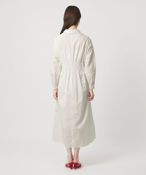 UNITED ARROWS（ユナイテッドアローズ）の「MANTECO POP タック ワンピース（ワンピース・レディース・オフホワイト/ダークグレー・38/36）」の20枚目の写真