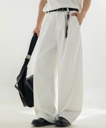 TOBEE（トゥビー）の「【TOBEE】TRストレッチ2タックワイドスラックス（スラックス）」