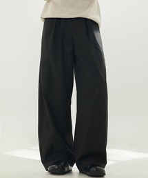 TOBEE（トゥビー）の「【TOBEE】TRストレッチ2タックワイドスラックス（スラックス）」