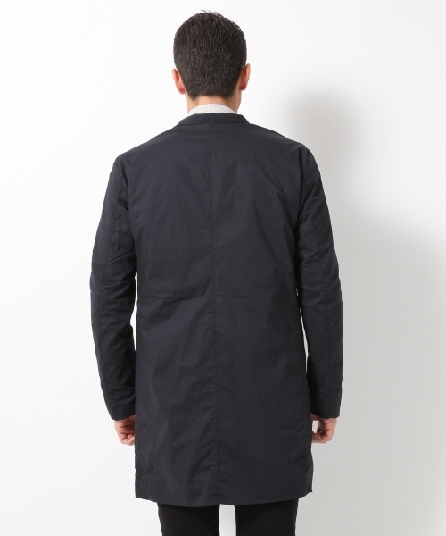 GLOBAL WORK（グローバルワーク）の「タイプライターチェスターコート/705464（チェスターコート・メンズ・ネイビー/ベージュ・X-LARGE/SMALL/LARGE/MEDIUM）」の7枚目の写真