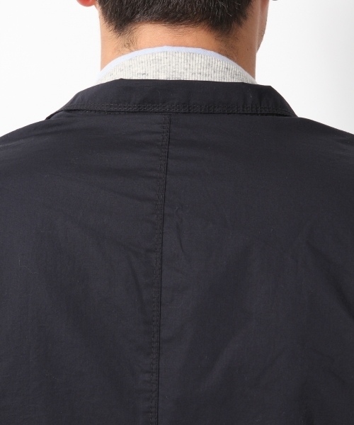 GLOBAL WORK（グローバルワーク）の「タイプライターチェスターコート/705464（チェスターコート・メンズ・ネイビー/ベージュ・X-LARGE/SMALL/LARGE/MEDIUM）」の3枚目の写真