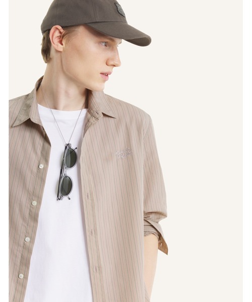 Maison Kitsune(メゾンキツネ)の「MAISON KITSUNE HANDWRITING CASUAL SHIRT(シャツ/ブラウス・メンズ・サンドグレー・XL/L/M/S/XS)」の7枚目の写真
