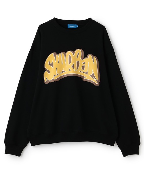 GLAZOS（グラソス）の「グラフィティプリントトレーナー（スウェット・キッズ・ブラック・160cm/180cm）」の2枚目の写真