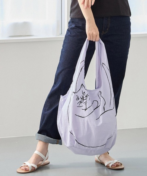 ROOTOTE(ルートート)の「ルートート / EU.ルーショッパー.ブラサガリネコ-B(エコバッグ/サブバッグ・レディース・その他4/その他1/その他5/その他3/その他2/その他6・FREE)」の5枚目の写真