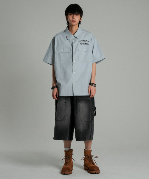 IDWS(アイドンワナセル)の「Ellim Half-Shirt Blue(シャツ/ブラウス・レディース・その他・0/1/2)」の16枚目の写真